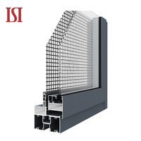 Top marque haute qualité Villa fenêtre en aluminium insonorisée balançoire style Vertical maison verre dépoli rupture thermique auvent en aluminium