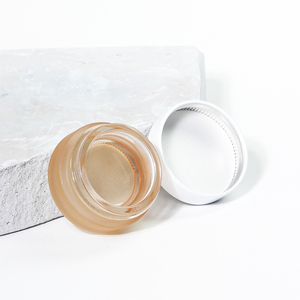 Hot bán tùy chỉnh Blush nhỏ Rỗng Mỹ phẩm kem thủy tinh Jar bao bì <span class=keywords><strong>container</strong></span> với nắp nhôm 100% có thể tái chế - Product Image 3