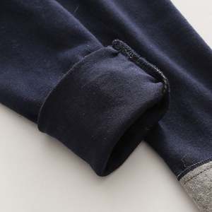 Pantalon Patte d'Éléphant Doublé en Coton Noir pour Bébé Fille, Coupe-Vent, Fabriqué en Chine - Product Image 5