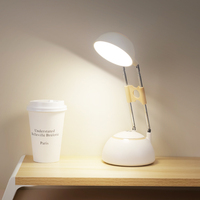 Lampe de lecture à luminosité réglable, éclairage doux et sans éblouissement, sans scintillement, lumière naturelle, lampe de chevet sûre
