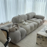 Canapé simple en tissu Mario Bellini, fauteuil de loisirs, combinaison libre, populaire auprès des partenaires