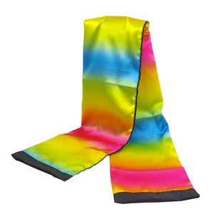 Jelo sân khấu ma thuật thay đổi màu khăn quàng cổ màu đen biến thành màu sắc cầu vồng - Product Image 2