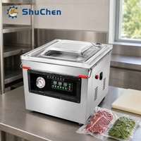 Machine d'emballage sous vide automatique compacte et économique Shuchen pour sacs plastiques et emballages alimentaires