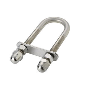 Nouveaux boulons en U en acier inoxydable 316 12*130mm, pièces de quincaillerie marine pour navires, yachts, bateaux de pêche, bateaux rapides - Product Image 1