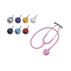 Estetoscopio de doble cabeza para adultos de la serie Grandeur, pieza de aluminio de color para Manual de Cardiología y exámenes físicos eléctricos - Product Image 1