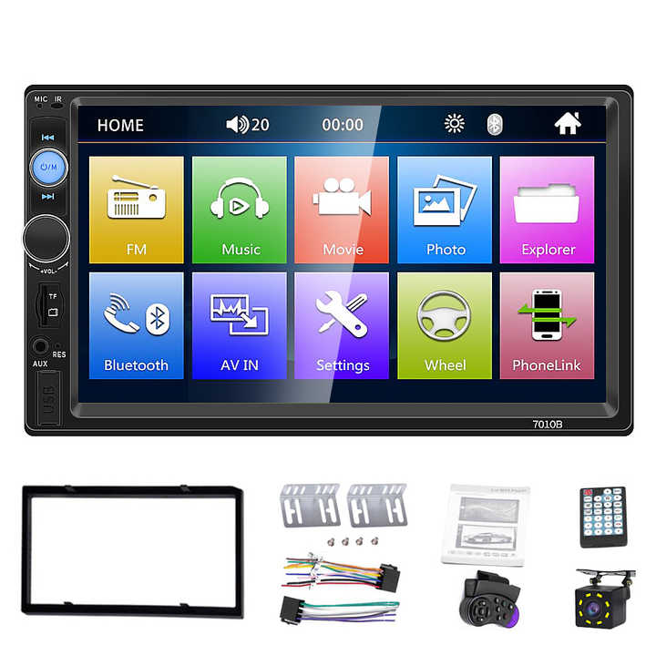Car MP5 Player Mirror Link - 2DIN 7 Inch Stereo Radio