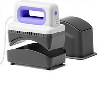 Máquina de Transferencia de Calor Likcut Hat Press SZ01-CH2504, Ligera, de Acero Inoxidable y Plástico, 4 Niveles de Calentamiento, Apagado Automático en 10 Minutos
