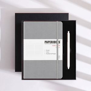 Best Selling Custom Logo A5 Notebook With Elastic Closure Gel Pen Gift <b>Box</b> Gift Bag for Promotions - Product Image 3
