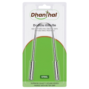 Dhanthal Grattoir à Langue en Acier Inoxydable de Haute Qualité, Nettoyeur de Langue en Métal Durable, Léger, Idéal pour les Voyages, Conception Réutilisable - Product Image 3