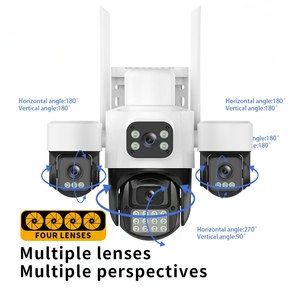 Cámara IP PTZ de seguridad inalámbrica para el hogar de 6MP, Red de tarjeta Sim 4G, cámara inteligente CCTV con alarma de sonido de sirena - Product Image 3