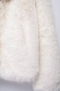 ZATRHMBM <span class=keywords><strong>Cappotto</strong></span> da Donna 2024 Nuova Moda Effetto <span class=keywords><strong>Pelliccia</strong></span> Sintetica Revers Retrò Manica Lunga Casual Caldo <span class=keywords><strong>Cappotto</strong></span> Femminile - Product Image 5