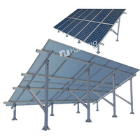 Penjualan laris Stan dudukan Panel surya gaya darat grosir kualitas tinggi Kit braket Al6005-T5 profil PV surya