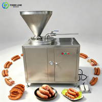 Remplisseuse de saucisses automatique à vide grande capacité avec fonction de ligature