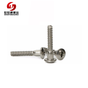 Tornillos de cámara ocultos Tornillo de paso autorroscante Phillips de cabeza en T de acero inoxidable M2 * 12 TB - Product Image 1