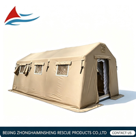 Tente gonflable de secours d'urgence professionnelle |   Résistant au vent, grade 10, installation rapide |   Abri de secours médical en cas de catastrophe ISO