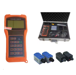 Portable <b>Clamp</b>-On Handheld Ultrasonic Oil Flowmeter Customizable OEM Water Flowmeter Price From China - Product Image 5