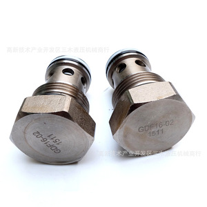 Válvula de cartucho roscada hidráulica serie Gdf, válvula de control direccional por solenoide Gdf16 02 de acero inoxidable para sistemas hidráulicos - Product Image 3
