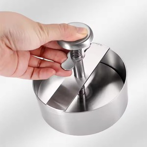 <span class=keywords><strong>Presse</strong></span> à hamburgers en acier inoxydable 304 durable pour la préparation de steaks et de galettes de viande, idéale pour la cuisine - Product Image 4