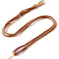 Collier en diamant de style ethnique tibétain, pendentif tressé fait à la main, cordon Thangka, accessoires en corde, collier en corde tressée DIY