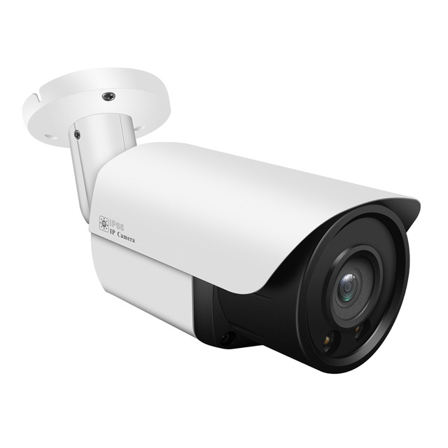 HIK Compatible 4MP Full Color Competitive Price H.265 Security CCTV OEM Two Way Audio Full Metal Bullet POE Ip Network Camera