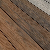 COOWIN Capped Résistant Aux Intempéries WPC Decking Board Co-Extrusion Plancher Creux