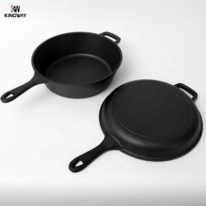 2 इन 1 लंबा हैंडल क्लासिक कास्ट आयरन डबल ओवन कास्ट आयरन ब्रेड लोफ पैन - Product Image 2