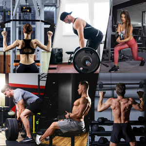 Accessoires de fitness pour hommes : Bande de résistance, Poignée pour Power Rack, Poignées ergonomiques pour exercices de biceps - Product Image 6