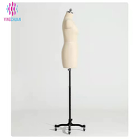 Mannequin de couture demi-corps pour femme avec main magnétique