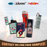 Briquet torche électronique moderne en plastique, coupe-vent, à flamme jet, pour cigares et cigarettes, vente en gros