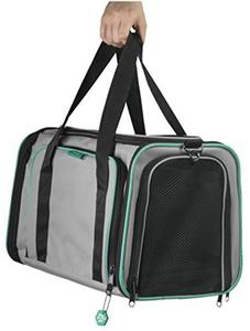 Sac de transport souple pour animaux de compagnie (chiens et chats) approuvé par les compagnies aériennes IATA, extensible, fabriqué en usine BSCI - Product Image 2