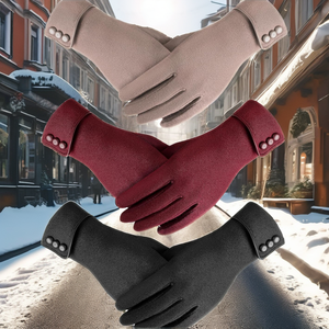 DSX Model 25 Custom Winter Casual <b>Gloves</b> Fashion Women Touchscreen <b>Warm</b> Outdoor Velvet Viscose/Polyester Thermal Wrist Needle - Product Image 3