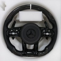 Volant multifonctionnel en fibre de carbone Mercedes-Benz pour le sport avec cuir Nappa pour Passat/Jetta/Golf - Haute qualité