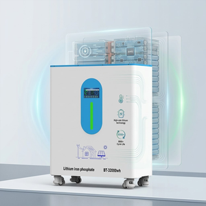 Batterie de stockage d'énergie domestique au lithium LiFePO4 15 kWh avec adaptateur CA, contrôleur MPPT, empilable sur réseau, 800 cycles, sortie 0-5 kWh - Product Image 4