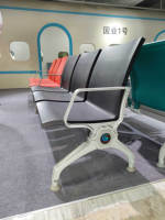 Chaises d'attente d'hôpital modernes de haute qualité personnalisées, 1 à 5 places, en PU, écologiques, pour salle à manger, école, gymnase, clinique, dentiste