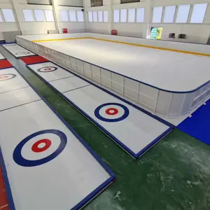 1000X2000 Trắng PE Tổng Hợp Ice Skating Nhựa Hockey Sàn Gạch