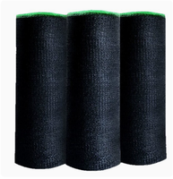 Filet d'ombrage agricole en HDPE résistant aux UV avec réduction de chaleur et utilisation extérieure durable pour serre et ferme (Noir)