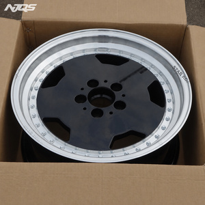 NJQS 단조 휠 실버 원피스 투 커스텀 알루미늄 합금 고급 자동차 5x114.3 카 - Product Image 3