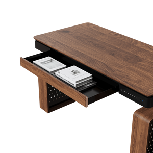 โต๊ะคอมพิวเตอร์ปรับระดับได้พร้อมไฟ LED รอบทิศทางติด JSD2-02-M2 V-Mounts สำหรับโฮมออฟฟิศ - Product Image 4