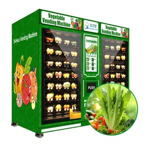 เครื่องจำหน่ายสินค้าอัตโนมัติแบบจอสัมผัสขนาด 32 นิ้ว สำหรับขายสลัด ผลไม้ และผัก จัดส่งรวดเร็ว จากกวางตุ้ง - Product Image 1