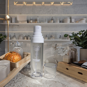 Thiết kế mới 10ml 15ml chất lỏng và bột trộn Mist Spray Chai đôi buồng bột lỏng chai - Product Image 1