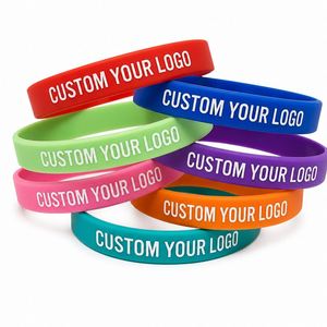 Pulsera de Silicona Personalizada, Brazalete de Goma Personalizado para Eventos, Fiestas, Deportes, Regalo de Concienciación para Recaudación de Fondos, Colores Variados al por Mayor - Product Image 4