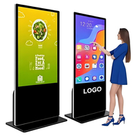 Pantalla LCD Publicitaria de Pie con Diseño Ultrafino, Android, Full HD