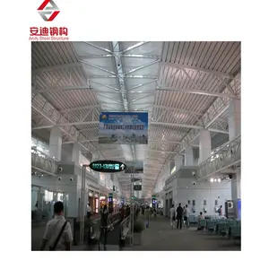 Large Span Steel Tube Truss Structure Airport Terminal Building Roof