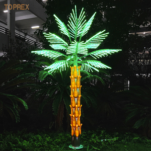 Haute Qualité Paysage Décoratif Artificiel Faux Palmier Avec Lumières Plantes Led Light up Extérieur Éclairé Palmier - Product Image 4