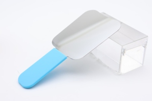 Espejo oclusal dental con mango de silicona azul, reflector intraoral de vidrio con baño de rodio para fotografía oral - Product Image 6