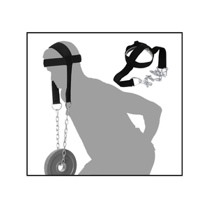 Arnés de cabeza de entrenamiento de gimnasio de alta calidad, accesorio de equipo de levantamiento de pesas hecho a medida de algodón/poliéster - Product Image 5