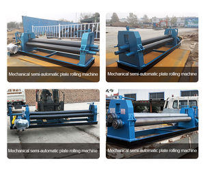 เครื่องรีดแผ่นโลหะคุณภาพสูง ขนาด 4 มม. 6 มม. แบบกึ่งอัตโนมัติ 3 ลูกกลิ้ง  แบบแมนนวล สำหรับแผ่นหนา 4 มม. - Product Image 6