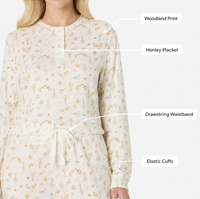 Ensemble de pyjama élégant pour femmes en coton biologique - Vêtements de détente respirants et décontractés avec tissu doux et lisse