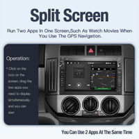 Radio de Coche Android STWEI de 7 Pulgadas con CarPlay para VW PASSAT B5 MK4 MK5 SHARAN Jetta Bora Polo TRANSPORT T5 CITI, Reproductor Multimedia con GPS