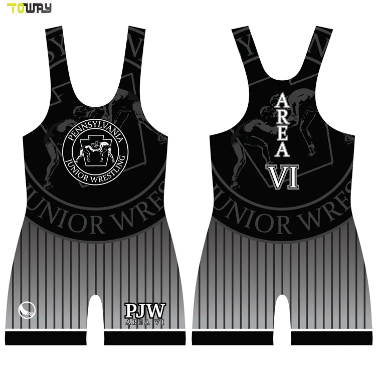 Wrestling Singlet Pattern Custom Pro Polyester Wrestling Singlets